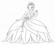 Coloriage couronne de princesse dessin