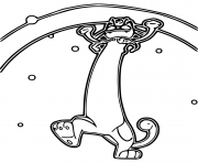 pokemon gigamax miaouss dessin à colorier
