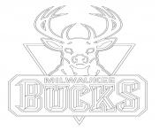 milwaukee bucks logo nba sport dessin à colorier