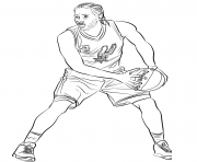 Coloriage shaquille oneal dessin