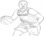 Coloriage dessin joueur de basket ball dessin