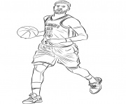Coloriage kyrie irving dessin