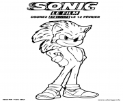 sonic cherche son meilleur ami Tom Wachowski dessin à colorier