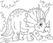 Coloriage dinosaure gratuit 40 dessin