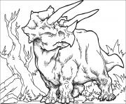 Coloriage Huge triceratops