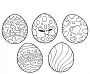 Coloriage pysanky eggs dessin