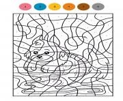 chat magique mignon dessin à colorier