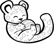 Coloriage bebe ours avec un pot de miel dessin