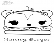 Coloriage Haley Hot Dog dessin