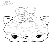 Coloriage Pinky Puffs from Num Noms Series 2 dessin