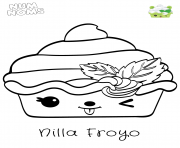 Nilla Froyo from Num Noms Season 2 dessin à colorier