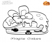 Maple Cakes from Num Noms 2 dessin à colorier