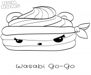 Wasabi Go Go from Series 2 Num Noms dessin à colorier