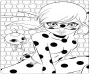 Coloriage miraculous ladybug la sirene dessin