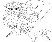 Coloriage Twilight Sparkle Equestria Girls dessin