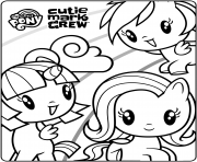 Coloriage MLP Cutie Mark Crew Equestria Girl Pinkie Pie dessin