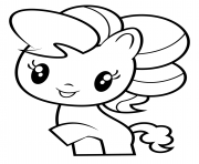Coloriage Sea Little Pony Cutie Rarity dessin