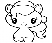 Pinkie Pie Cutie dessin à colorier