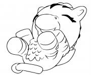 Hatchimals Giggling Zebrush dessin à colorier