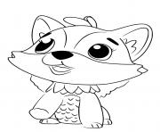 Hatchimals Polar Foxfin dessin à colorier