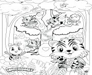 Coloriage Hatchimals Tigrette dessin