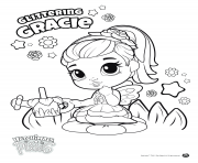 Hatchimals Pixies girl Gracie dessin à colorier