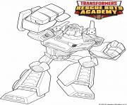 Coloriage Transformers Rescue Bots Car dessin