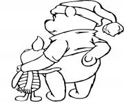 Winnie the Pooh Piglet back view dessin à colorier