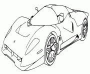 ferrari automobile par Enzo Ferrari dessin à colorier