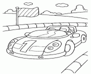 Coloriage Voiture Ferrari 599xx 2009 dessin