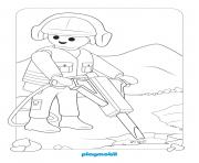 Coloriage playmobile le veterinaire 2 dessin