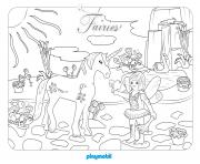 Coloriage playmobil knights 2 dessin