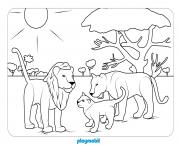 animaux playmobil le dierentuin 3 dessin à colorier