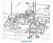 Coloriage playmobil camping dessin