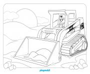 playmobil chatier de construction 3 dessin à colorier