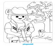 Coloriage playmobil camping 3 dessin