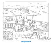 Coloriage playmobil magicien dessin