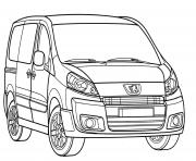Peugeot Expert dessin à colorier