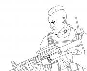 Coloriage call of duty cold war dessin