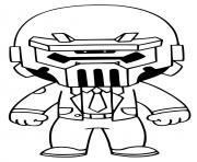 Coloriage Trog skin from Fortnite Season 7 dessin