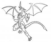 Coloriage Preyas Dragon Bakugan dessin