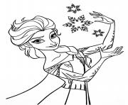 Coloriage disney la reine des neiges 2 dessin