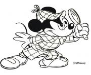 Coloriage Mickey chevalier dessin