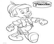 Geppetto un menuisier italien fabrique une marionnette Pinocchio dessin à colorier