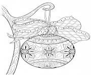 Coloriage adulte pere noel complexe 2 par sybirko dessin