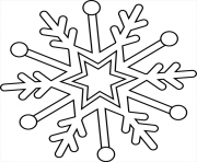 flocon de neige magie de Elsa Reine des Neiges 2 dessin à colorier