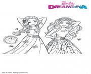 Princesses Chevelures Magiques dessin à colorier