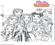 Coloriage barbie et l ile merveilleuse dessin