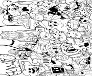 Coloriage Gumball vit dans un monde incroyable dessin