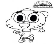 Coloriage Gumball dessin